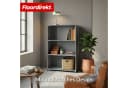 Floordirekt Bücherregal Metall Grau 4 Ablagen Bild 3