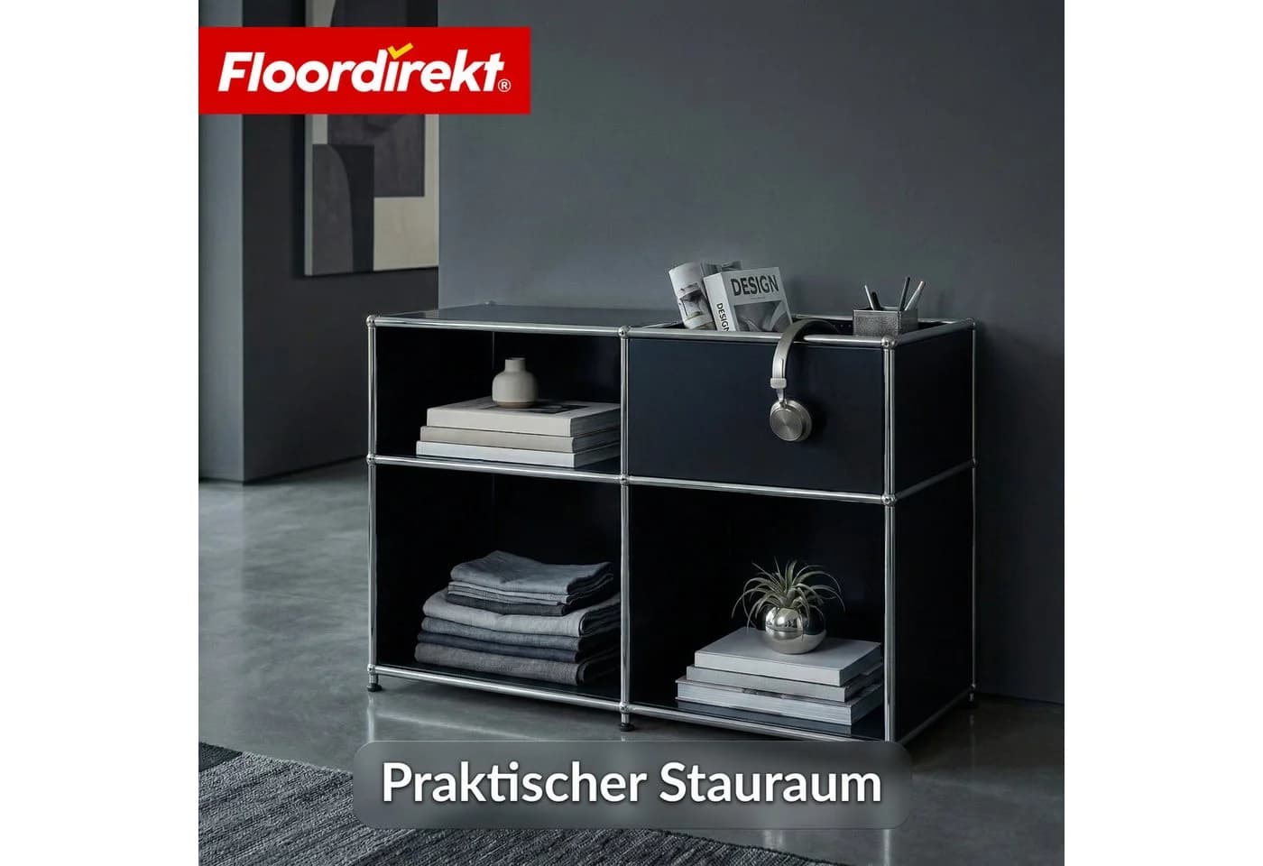 Floordirekt Sideboard Metall Concept Epure MK-030 Schwarz - Bild 5
