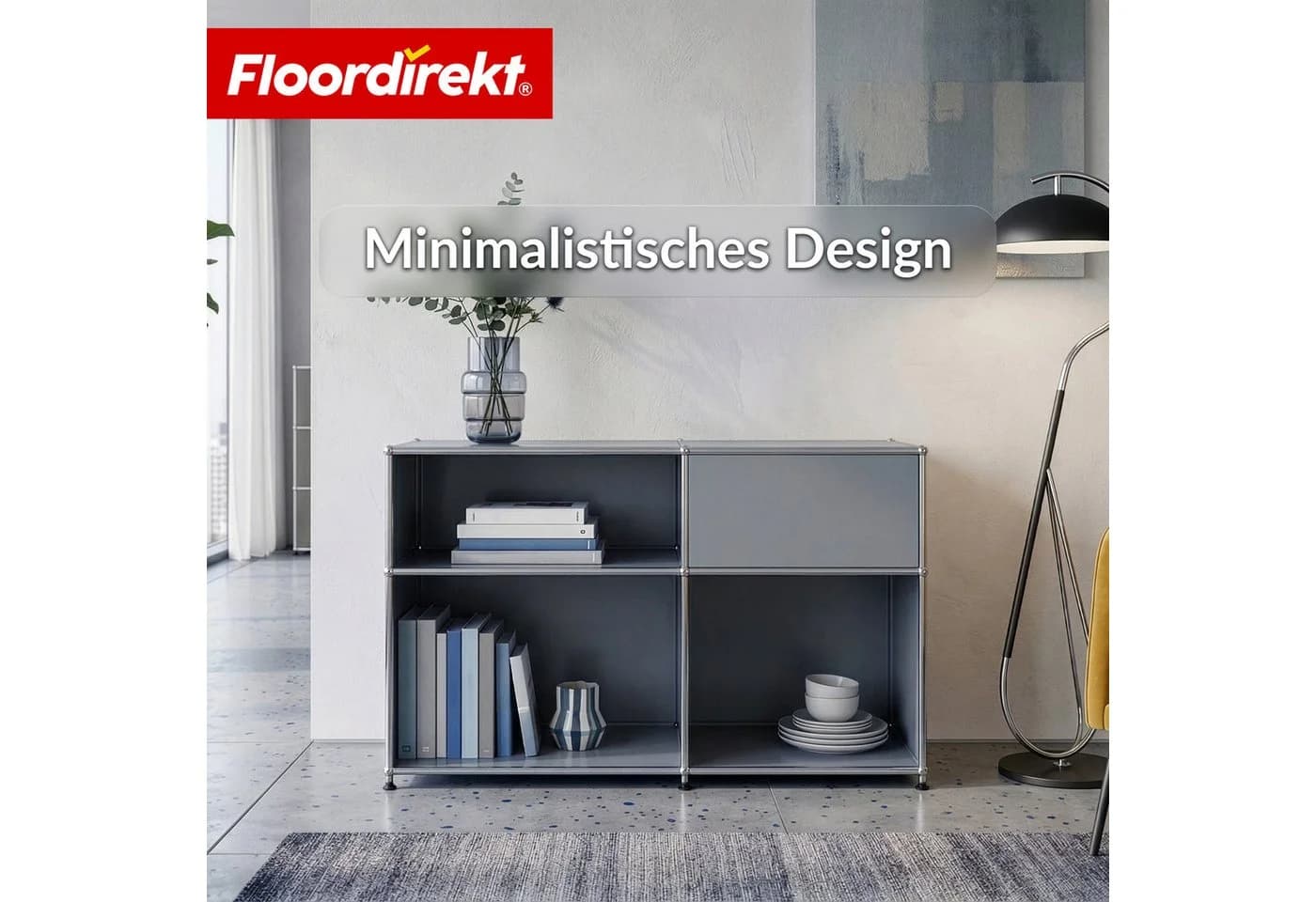 Floordirekt Sideboard Metall Concept Epure MK-030 Grau - Bild 3