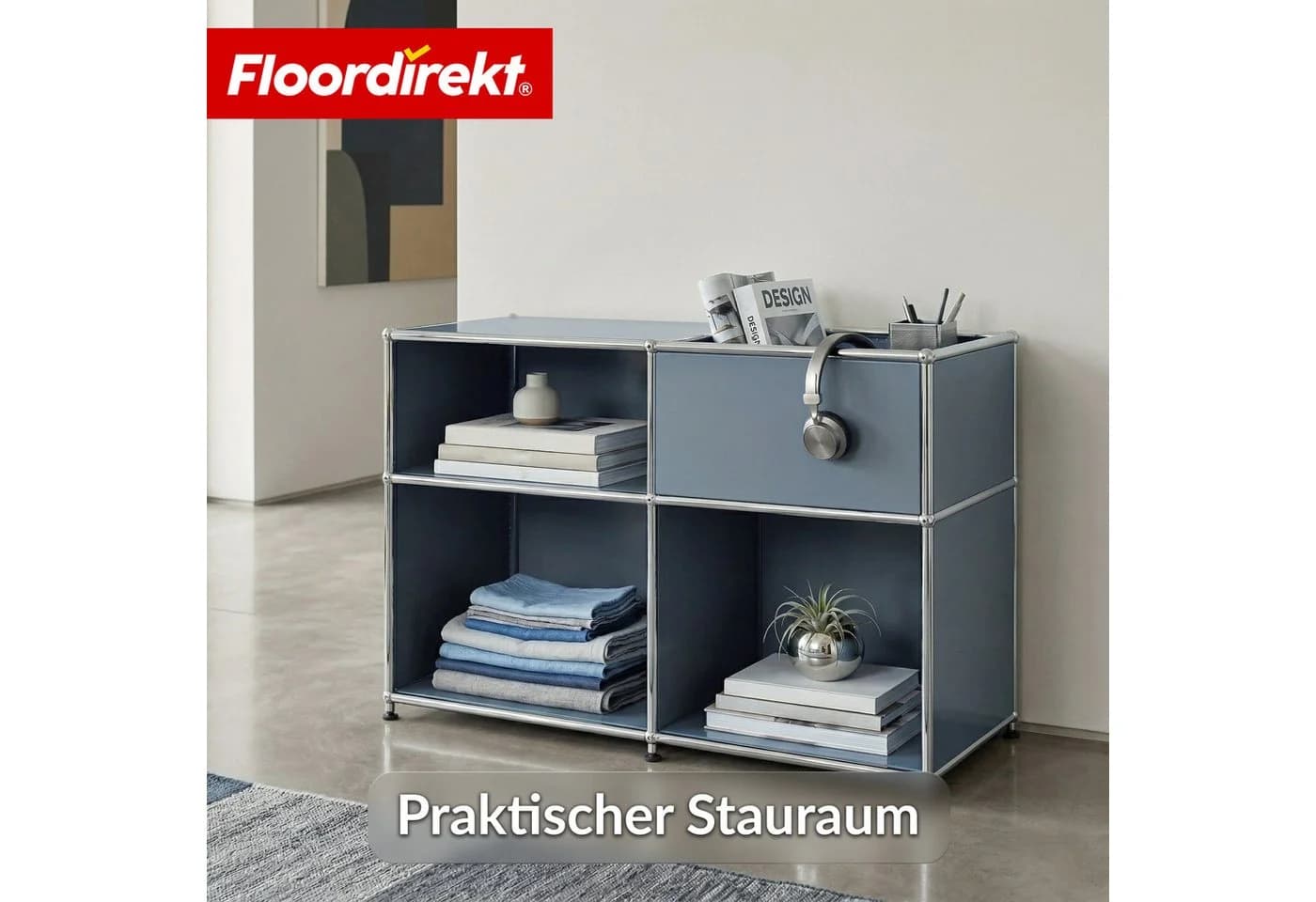 Floordirekt Sideboard Metall Concept Epure MK-030 Grau - Bild 5