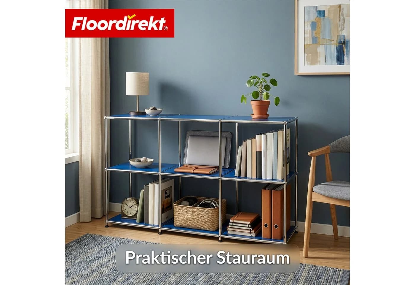 Floordirekt Sideboard Metall Concept Epure MK-018 Blau - Bild 5