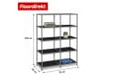 Floordirekt Bücherregal Standregal Concept Epure MK-015 Schwarz Bild 1