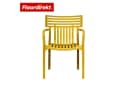 Floordirekt Gartenstuhl Terrano Stapelbar Gelb Kunststoff Bild 5