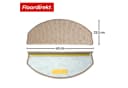 Floordirekt Treppenmatte Monaco Halbrund Polypropylen Rutschhemmend Bild 3