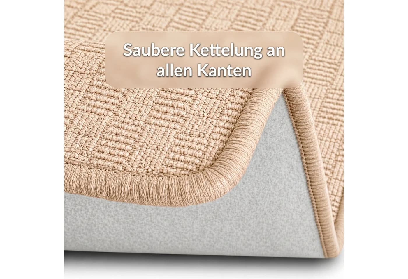 Floordirekt Läufer Monaco Beige Polypropylen Getuftete Kompaktschlinge - Bild 4