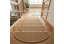 Floordirekt Stufenmatte Pearl Sisal Halbrund Beige Rutschhemmend Bild 4