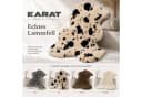 Karat Design-Schaffell Audrey Fellteppich 100% Schafwolle Leder Bild 1