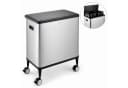 Karat Mülleimer Sensor Abfalleimer Tyler 48 L mit Mülltrennung Edelstahl Schwarz Bild 2
