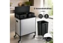 Karat Mülleimer Sensor Abfalleimer Tyler 48 L mit Mülltrennung Edelstahl Schwarz Bild 4