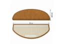 Floordirekt Stufenmatte Goa 100% Sisal mit Winkelprofil Bild 1