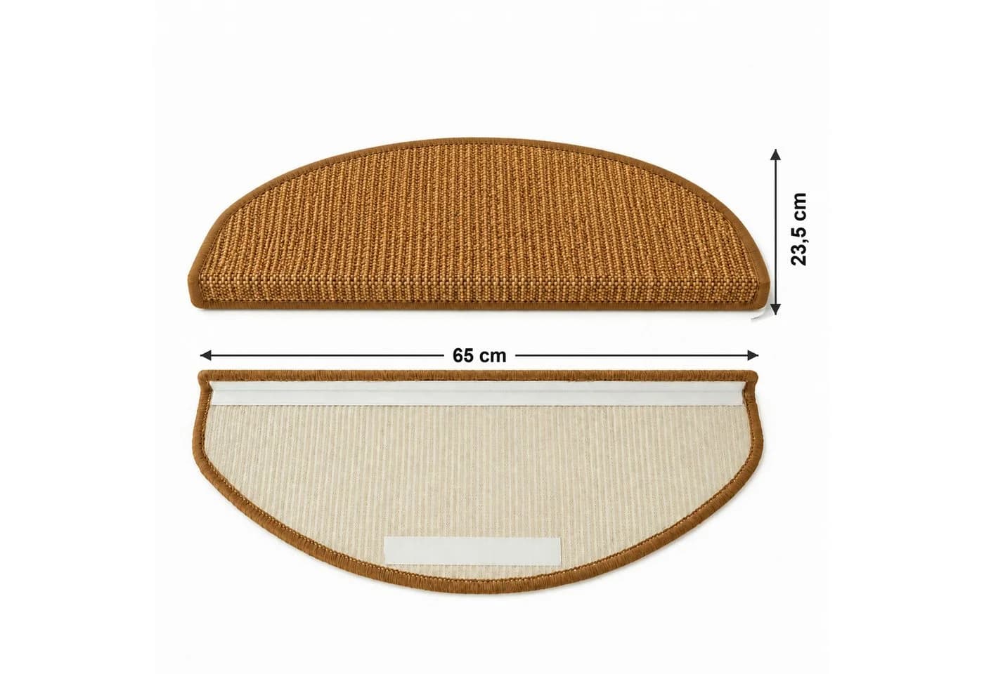 Floordirekt Stufenmatte Goa 100% Sisal mit Winkelprofil