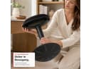 Floordirekt Ergonomischer Sitzhocker Elio höhenverstellbar Schwarz Bild 5