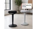 Floordirekt Ergonomischer Sitzhocker Elio höhenverstellbar Grau Bild 1