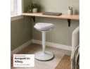 Floordirekt Ergonomischer Sitzhocker Elio höhenverstellbar Grau Bild 3