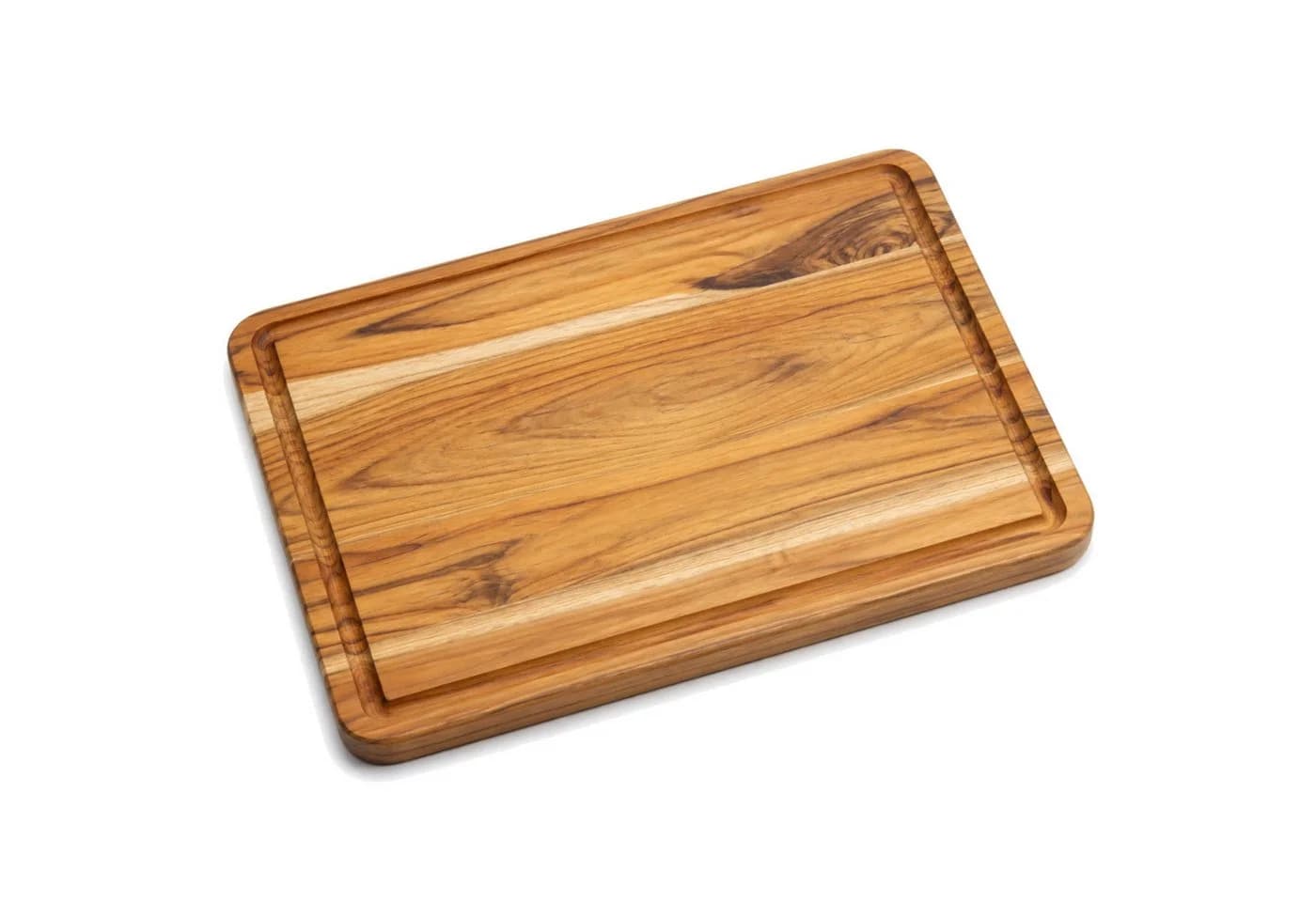 Floordirekt Schneidebrett Maison Teak Edge Grain massives Teakholz mit Saftrille - Bild 2