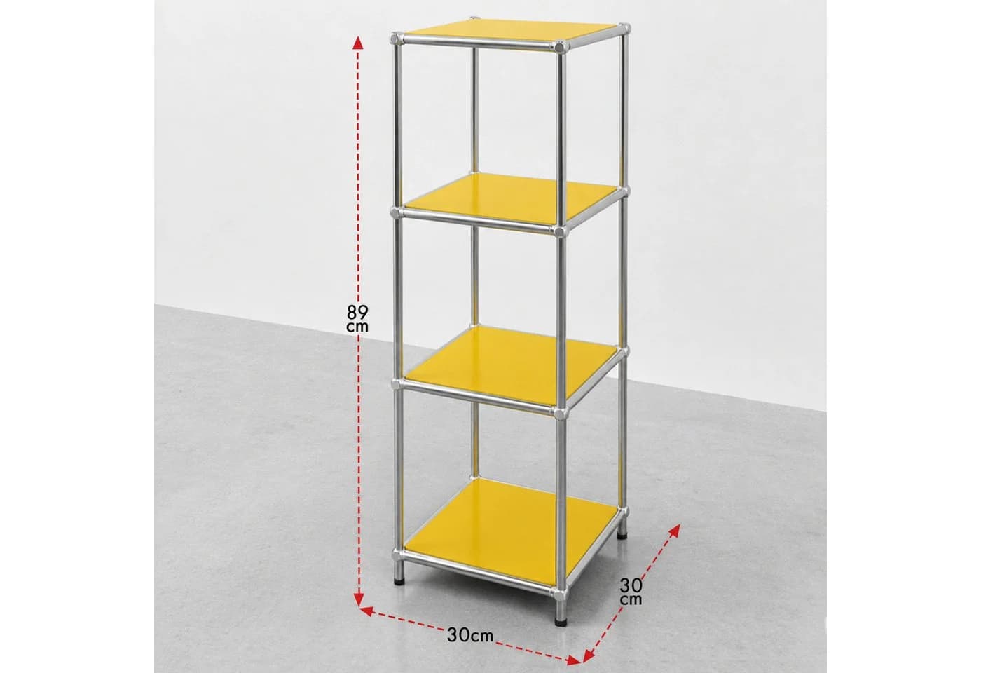 Floordirekt Standregal Concept Epure MK-005 Metallregal Gelb - Bild 3