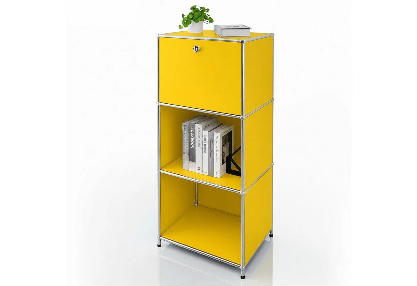 Floordirekt Standregal Concept Epure Metallregal MK-107 Gelb - Bild 2