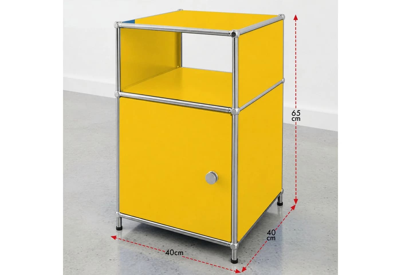 Floordirekt Standregal Concept Epure MK-040 Metallregal Gelb - Bild 3