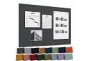 Master of Boards Pinnwand Groove Board Filz grau schallabsorbierend Bild 1