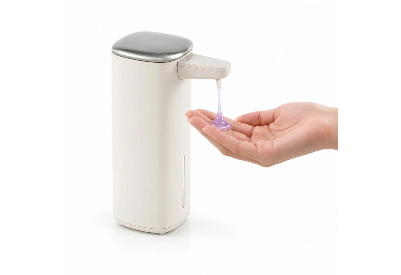 Floordirekt Automatischer Seifenspender Liora Edelstahl 250 ml USB-C - Bild 5