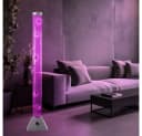 NOWA LED Stehlampe RGB Wassersprudel Deko-Fische Bunt Bild 3