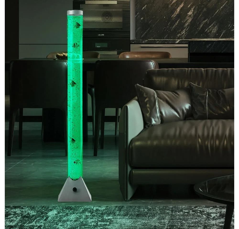 NOWA LED Stehlampe RGB Wassersprudel Deko-Fische Bunt - Bild 4