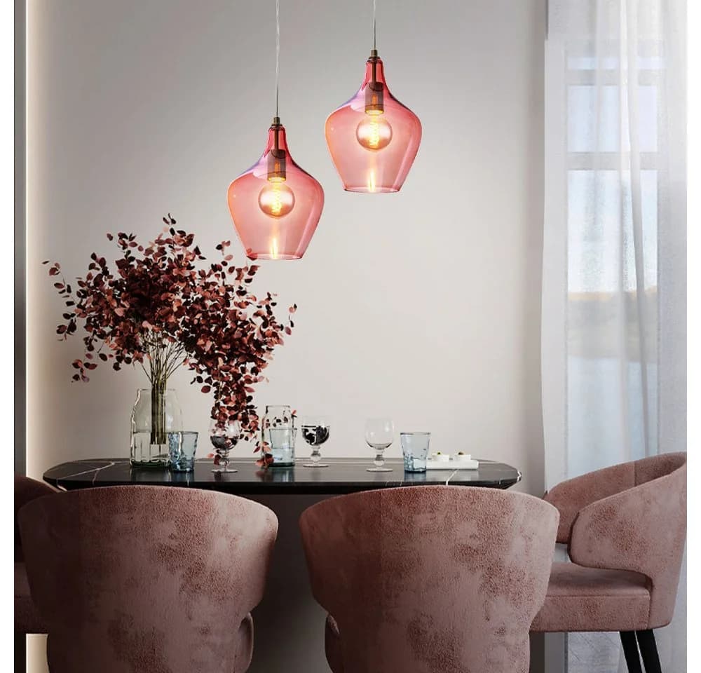 NOWA Hängeleuchte Pink Retro Pendelleuchte - Bild 3