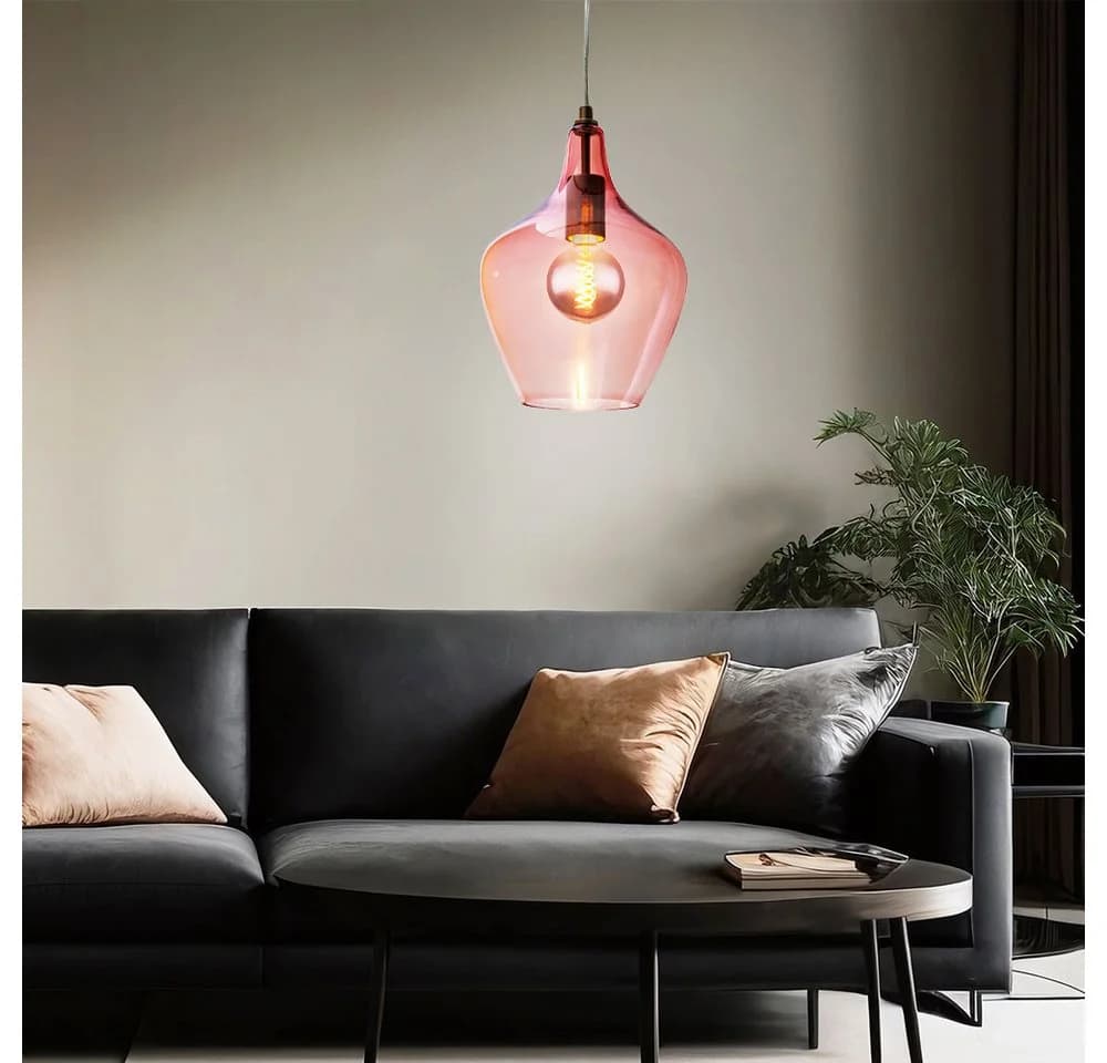 NOWA Hängeleuchte Pink Retro Pendelleuchte - Bild 4