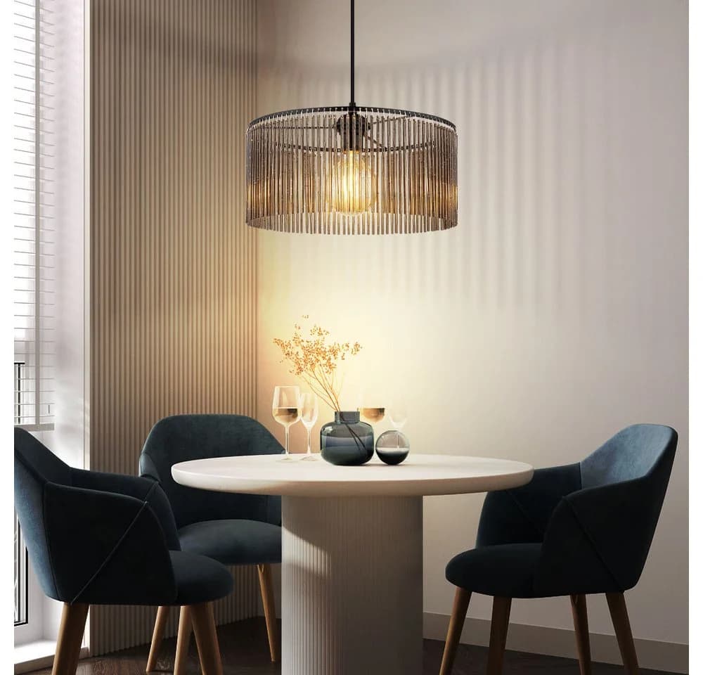 NOWA LED-Hängeleuchte Rauchfarben Schwarz Pendelleuchte - Bild 3