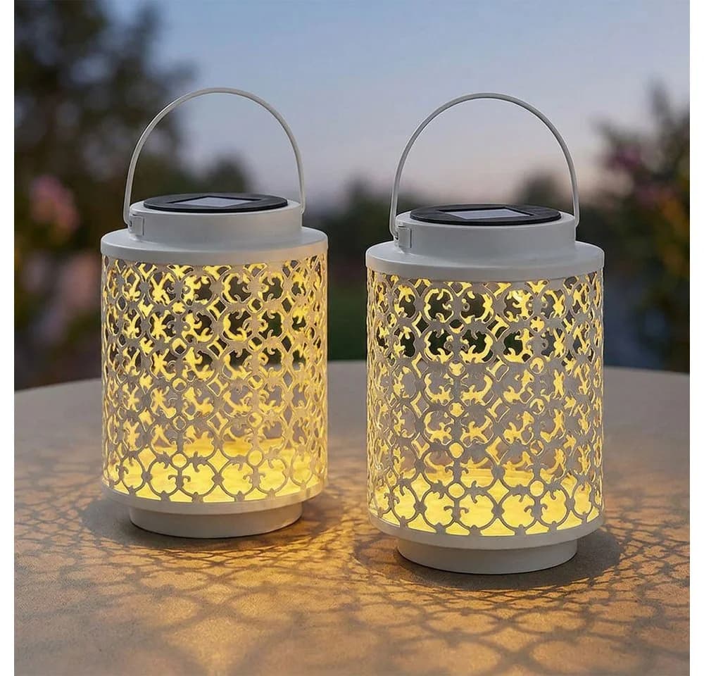 NOWA Solarleuchte Orientalisch Weiß 2er Set - Bild 2