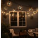NOWA Solarlichterkette mit Flammeneffekt Schwarz 3er Set Bild 4