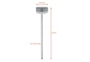 Spetebo LED Solarleuchte Edelstahl Wegeleuchte 2er Set kaltweiß Bild 1
