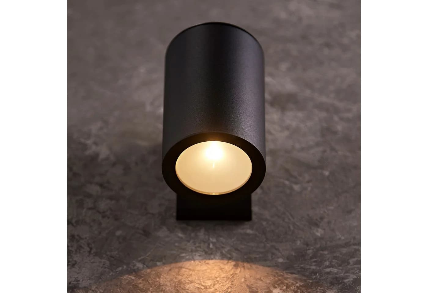 Spetebo LED Solar Wandleuchte Schwarz Außenbereich - Bild 3