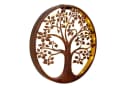 Spetebo LED Solar Wanddeko BAUM antik bronze 40 cm Bild 3
