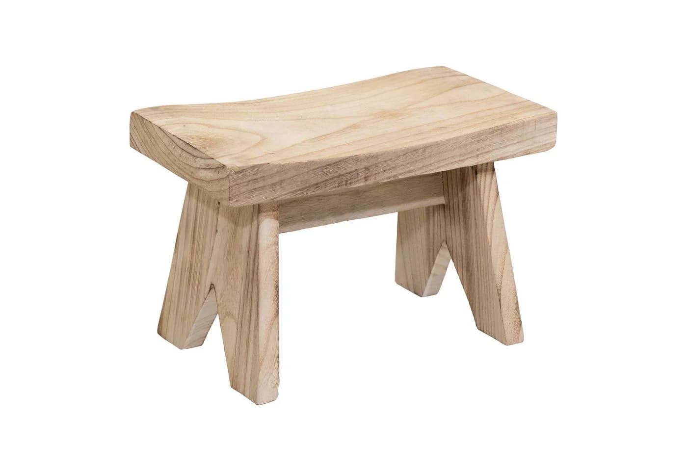 Spetebo Blumenhocker Holz Bank Natur Rechteckig - Bild 2