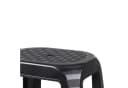 Spetebo Tritthocker Schwarz Kunststoff 46x41cm Bild 3