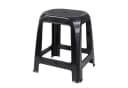 Spetebo Tritthocker Schwarz Kunststoff 46x41cm Bild 4