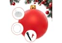 Spetebo Riesen Weihnachtskugel aufblasbar 45 cm Rot Bild 3