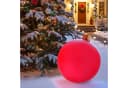 Spetebo Riesen Weihnachtskugel aufblasbar 45 cm Rot Bild 4
