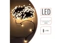 Spetebo LED-Lichterkette Außen 200 Mini-Kugeln Warm Weiß Dimmer Timer Bild 1