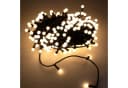 Spetebo LED-Lichterkette Außen 200 Mini-Kugeln Warm Weiß Dimmer Timer Bild 2