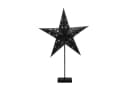 Spetebo LED Stern Deko Leuchte Schwarz mit Timer Bild 2