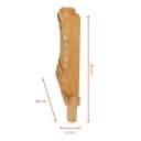 Spetebo Bambus Klapphocker Natur 31x28 cm Bild 3