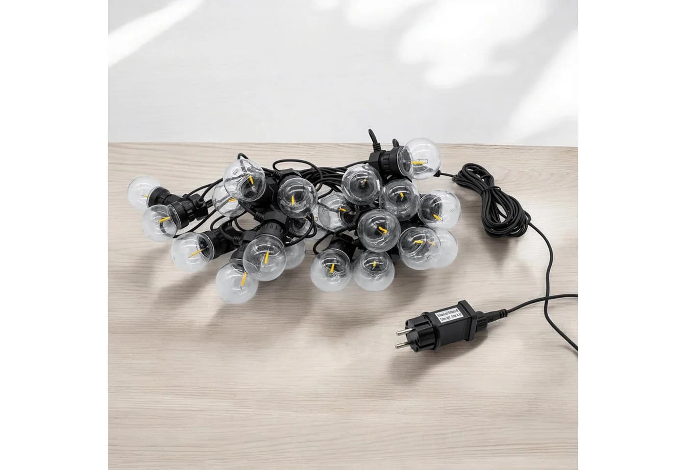 Spetebo LED-Lichterkette Außen 20 LED warm weiß mit Timer - Bild 3