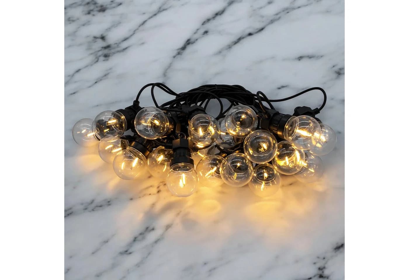Spetebo LED-Lichterkette Außen 20 LED warm weiß mit Timer - Bild 4