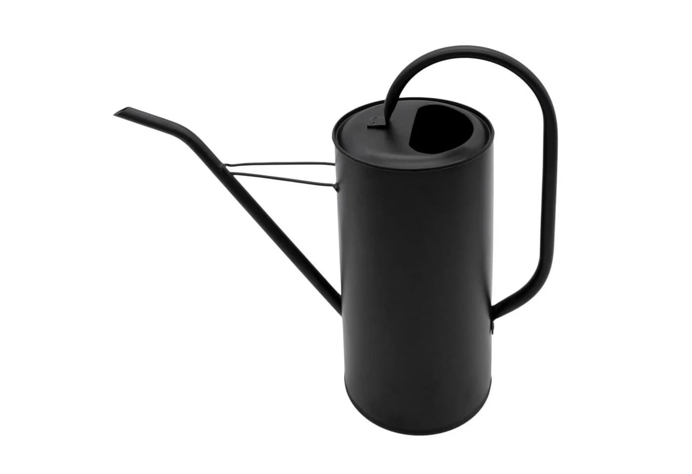 Spetebo Gießkanne Metall 3L Schwarz Matt mit langem Ausguss - Bild 2