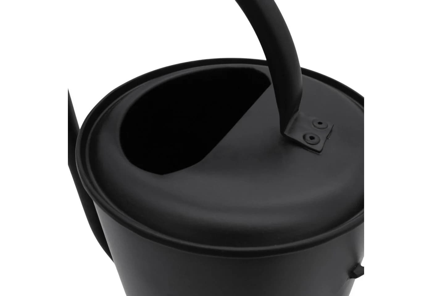 Spetebo Gießkanne Metall 3L Schwarz Matt mit langem Ausguss - Bild 3