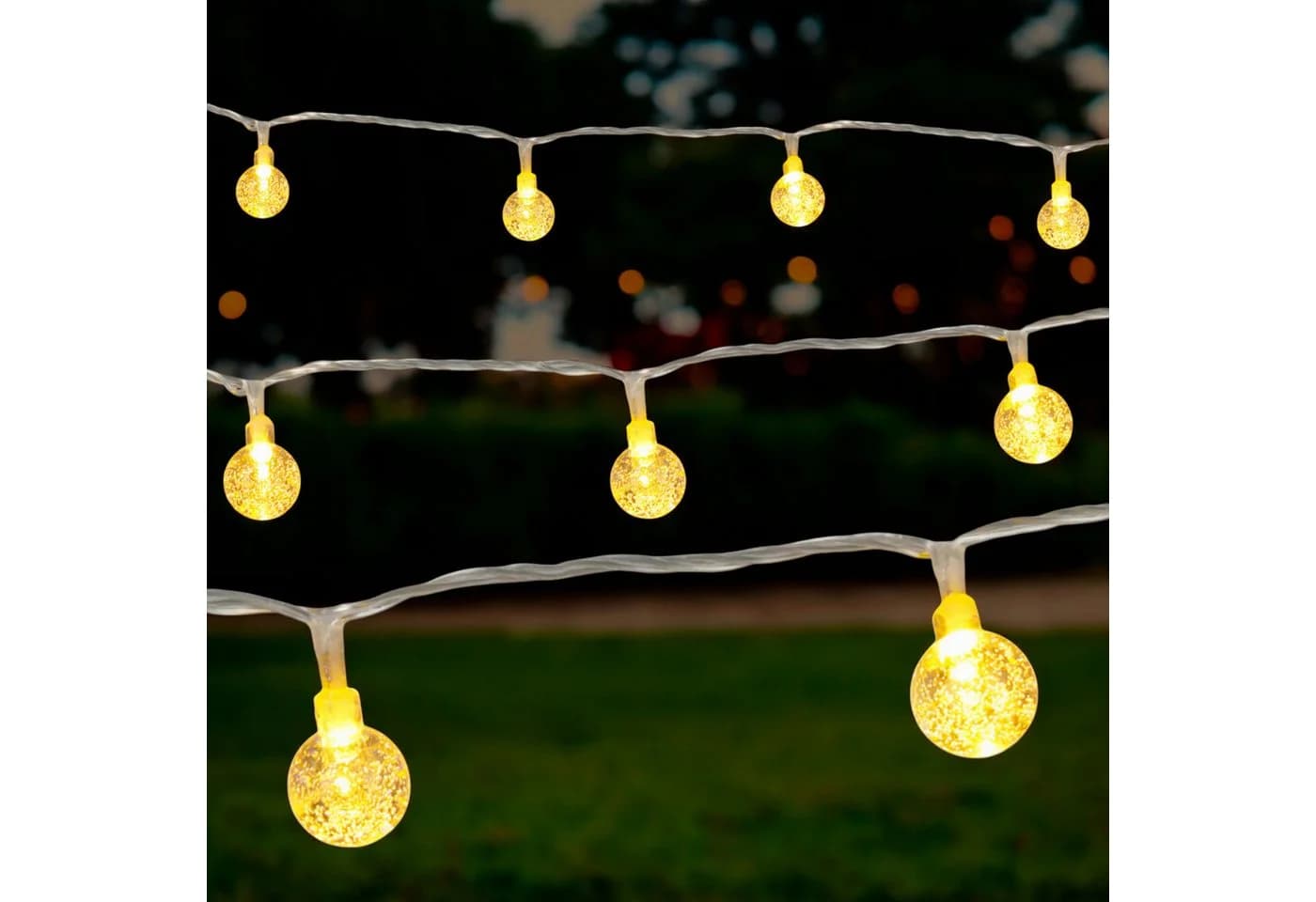 Spetebo LED-Lichterkette 50-flammig warm weiß mit Stecker - Bild 2