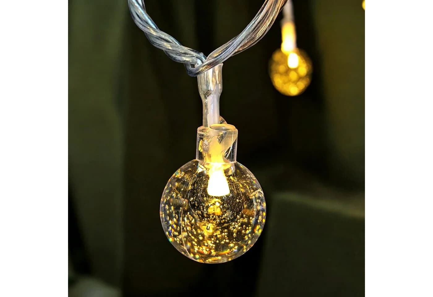 Spetebo LED-Lichterkette 50-flammig warm weiß mit Stecker - Bild 4