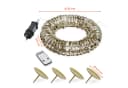 Spetebo Adventskranz Gold 250 LED mit Timer und Fernbedienung Bild 1